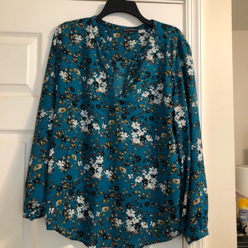 Floral long sleeve top